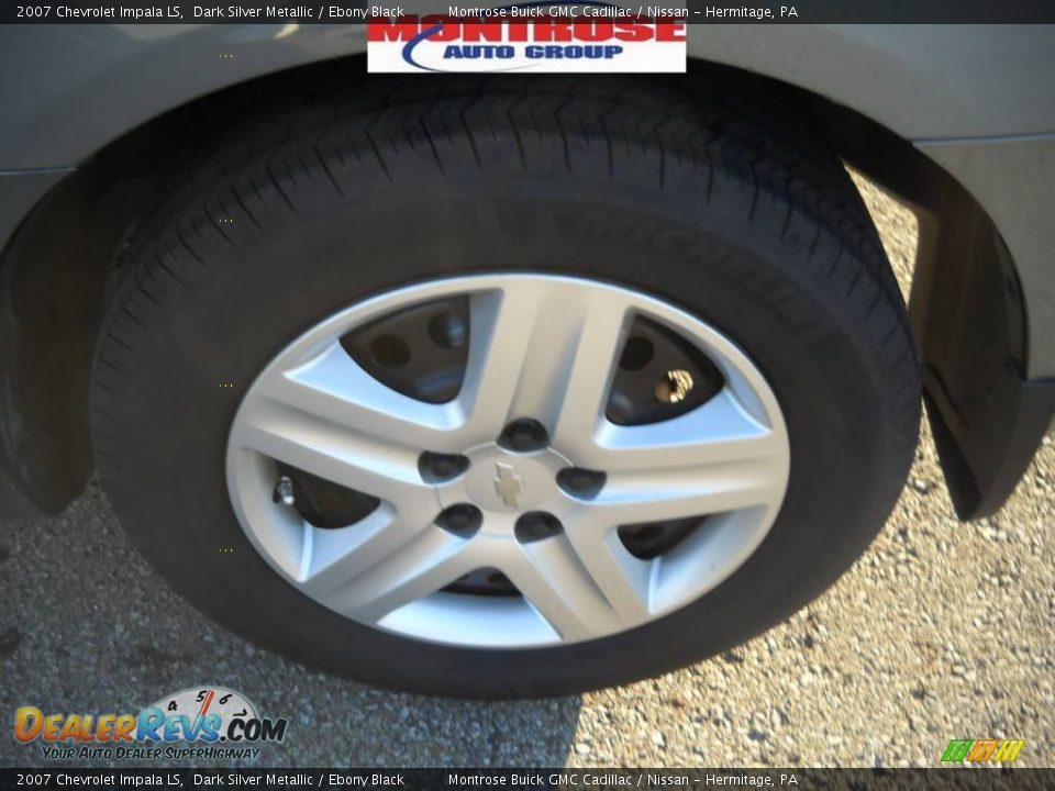 2007 Chevrolet Impala LS Dark Silver Metallic / Ebony Black Photo #16