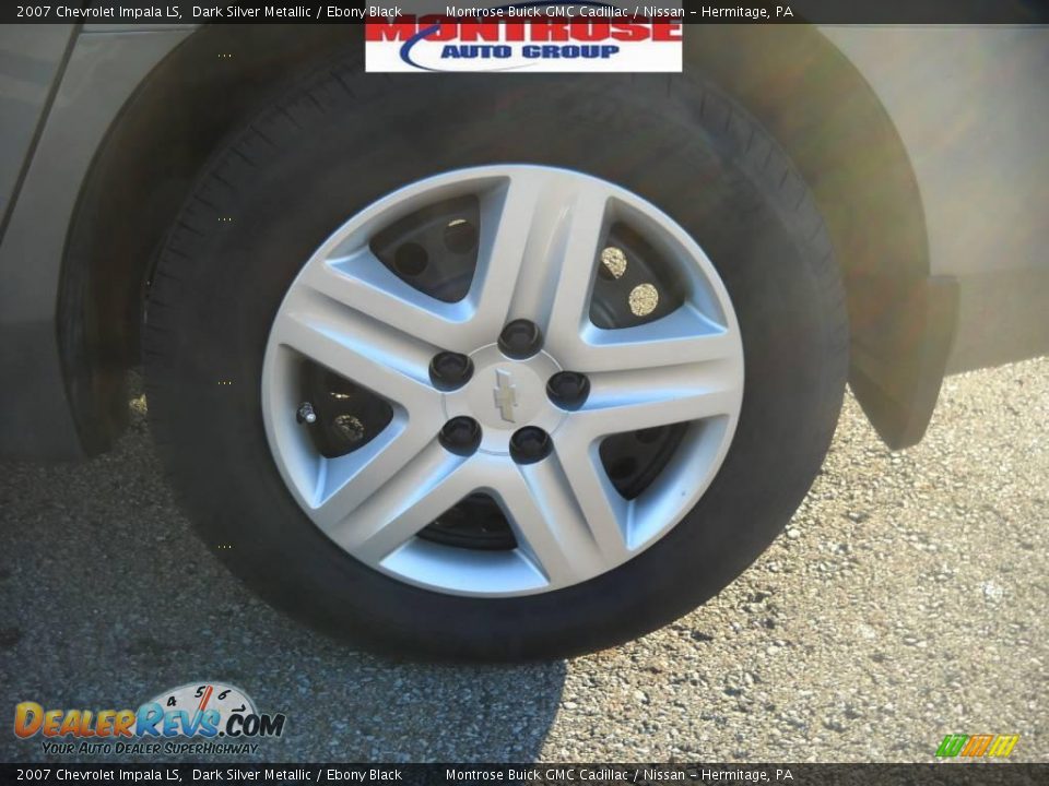2007 Chevrolet Impala LS Dark Silver Metallic / Ebony Black Photo #17