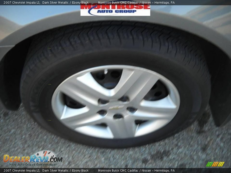 2007 Chevrolet Impala LS Dark Silver Metallic / Ebony Black Photo #19