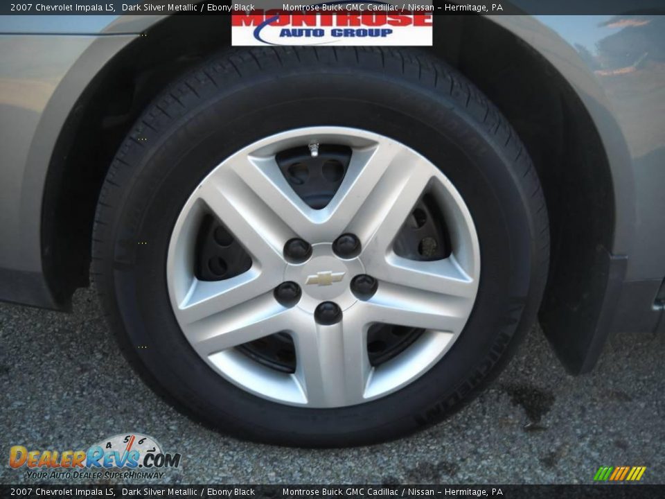 2007 Chevrolet Impala LS Dark Silver Metallic / Ebony Black Photo #20