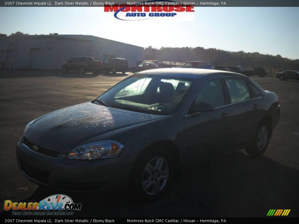 2007 Chevrolet Impala LS Dark Silver Metallic / Ebony Black Photo #21
