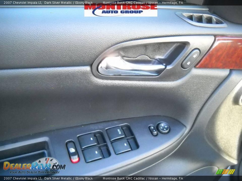 2007 Chevrolet Impala LS Dark Silver Metallic / Ebony Black Photo #26