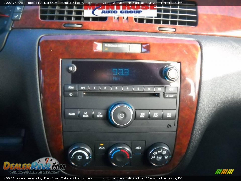 2007 Chevrolet Impala LS Dark Silver Metallic / Ebony Black Photo #27