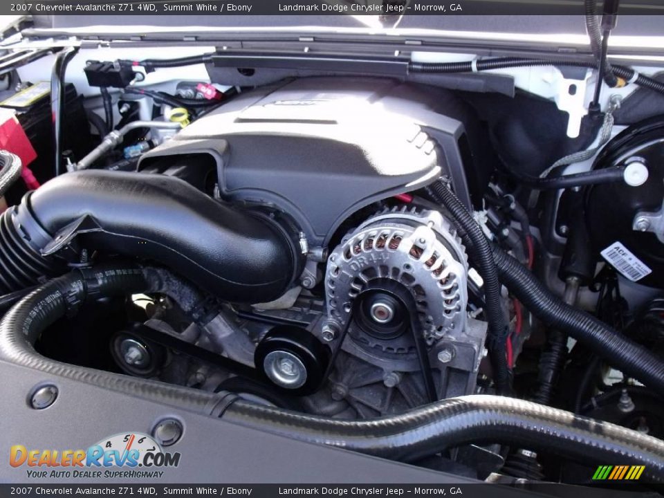 2007 Chevrolet Avalanche Z71 4WD Summit White / Ebony Photo #28
