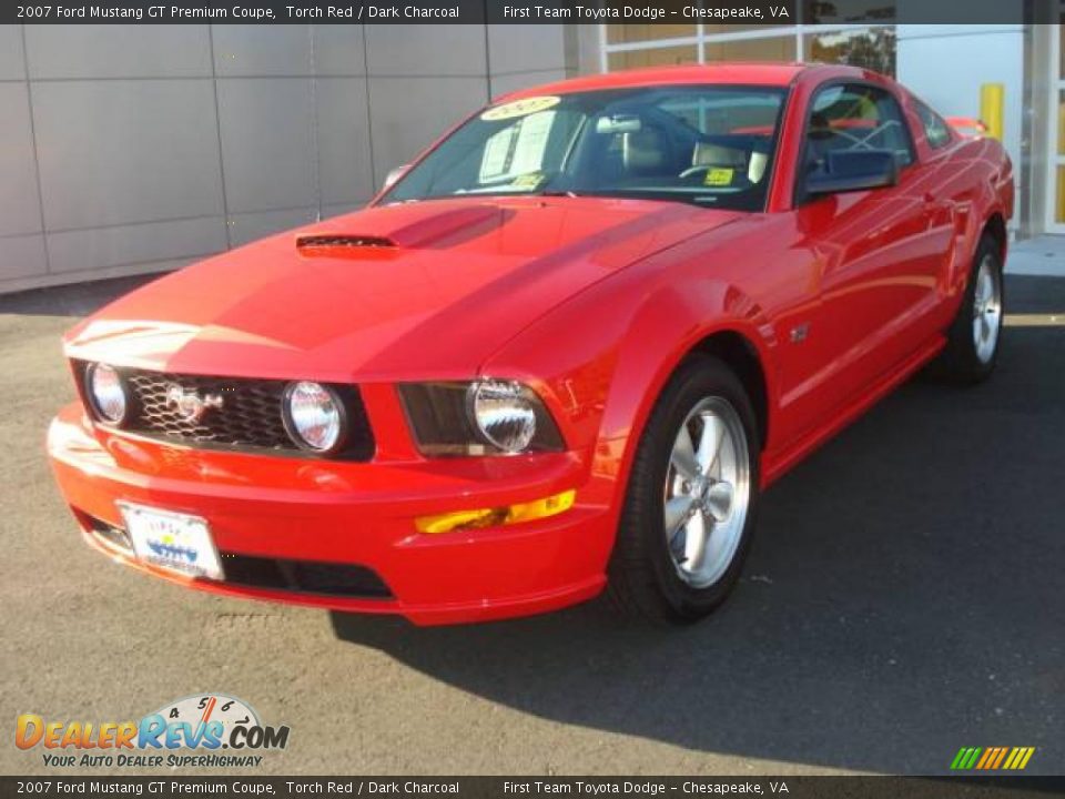 2007 Ford Mustang GT Premium Coupe Torch Red / Dark Charcoal Photo #1