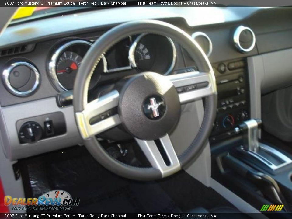 2007 Ford Mustang GT Premium Coupe Torch Red / Dark Charcoal Photo #11
