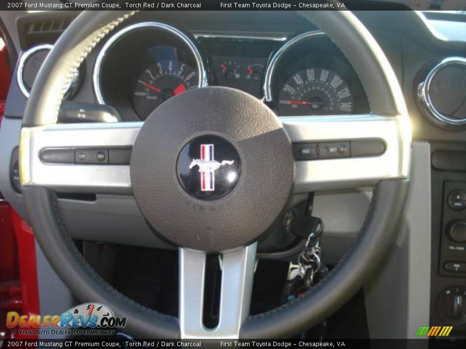2007 Ford Mustang GT Premium Coupe Torch Red / Dark Charcoal Photo #16