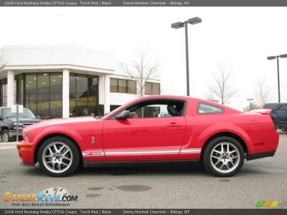 2008 Ford Mustang Shelby GT500 Coupe Torch Red / Black Photo #1