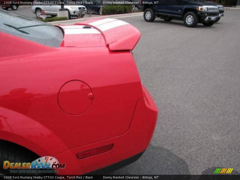 2008 Ford Mustang Shelby GT500 Coupe Torch Red / Black Photo #9