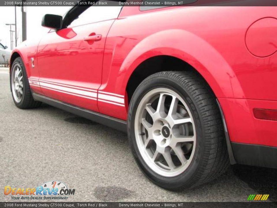 2008 Ford Mustang Shelby GT500 Coupe Torch Red / Black Photo #10