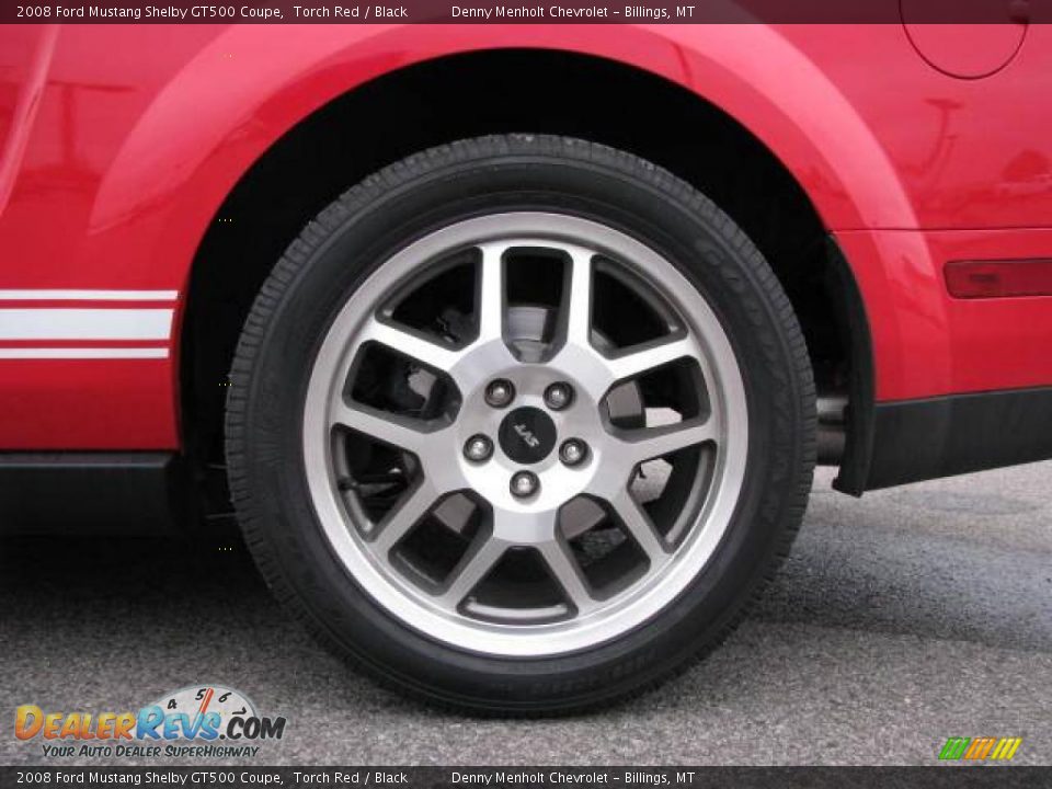 2008 Ford Mustang Shelby GT500 Coupe Torch Red / Black Photo #11