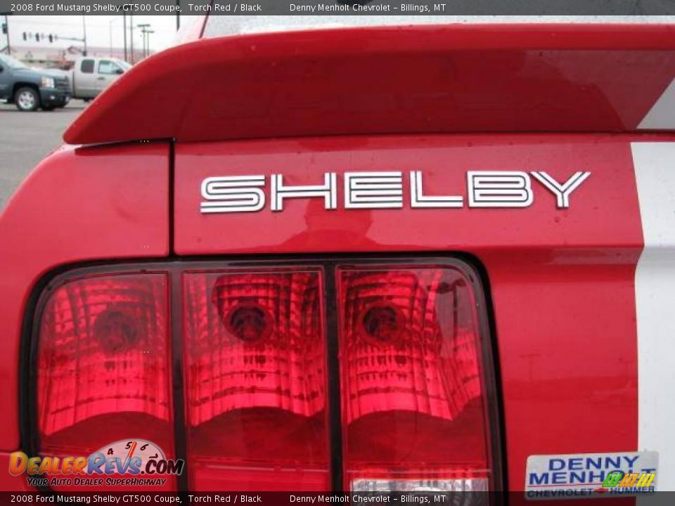 2008 Ford Mustang Shelby GT500 Coupe Torch Red / Black Photo #12