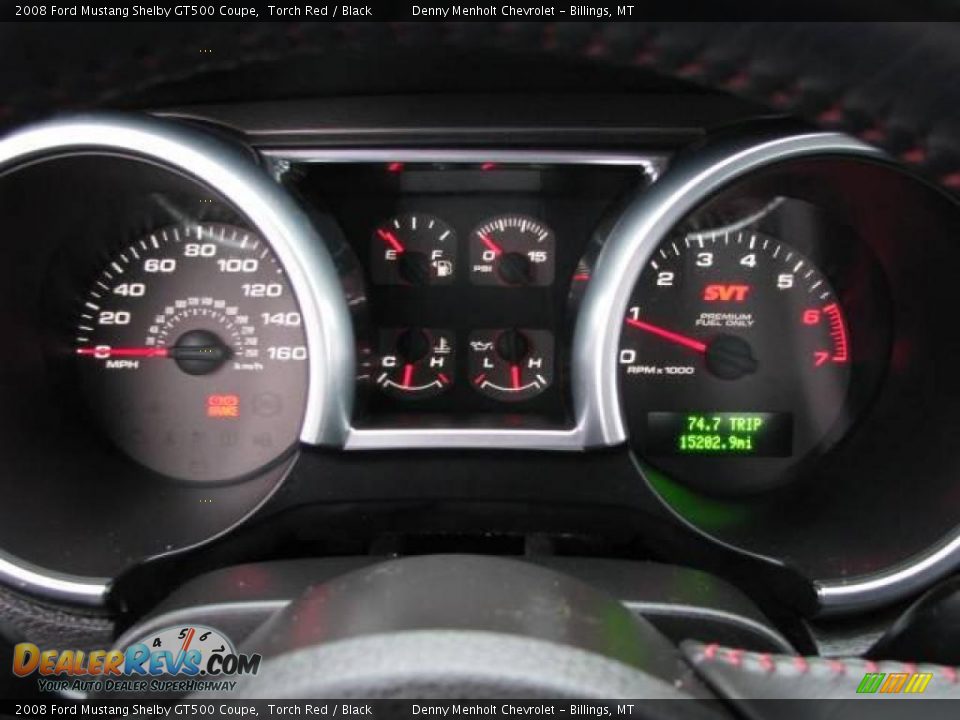2008 Ford Mustang Shelby GT500 Coupe Torch Red / Black Photo #18