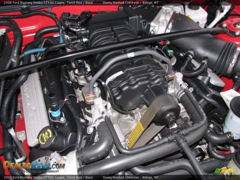 2008 Ford Mustang Shelby GT500 Coupe Torch Red / Black Photo #19