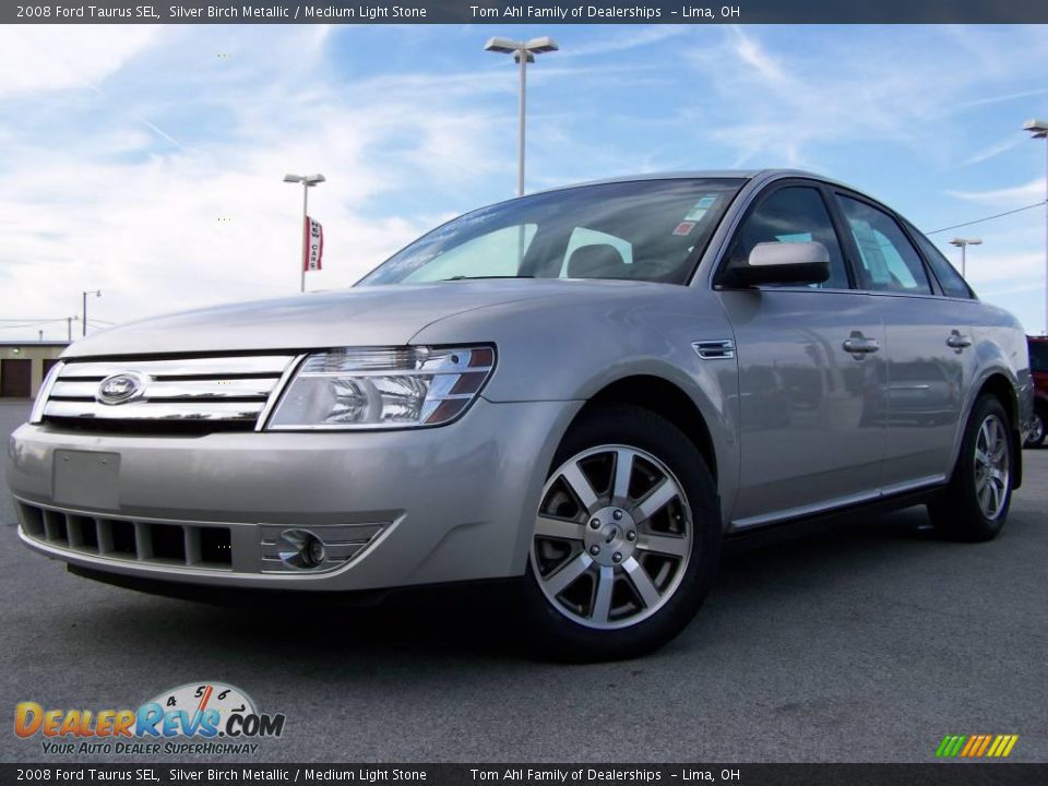 2008 Ford Taurus SEL Silver Birch Metallic / Medium Light Stone Photo #5