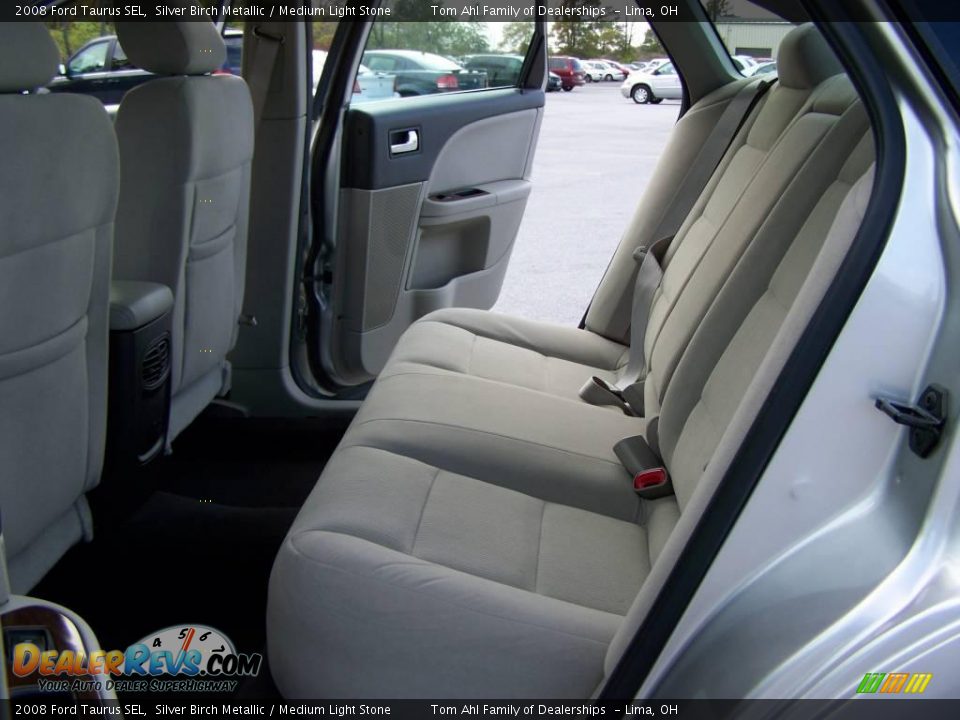 2008 Ford Taurus SEL Silver Birch Metallic / Medium Light Stone Photo #10