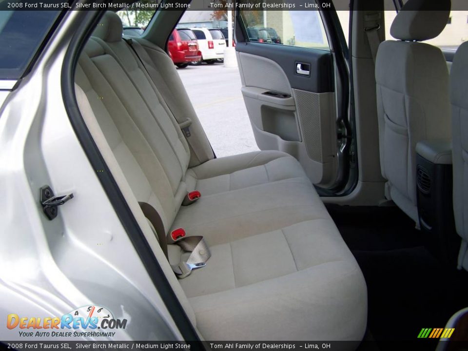 2008 Ford Taurus SEL Silver Birch Metallic / Medium Light Stone Photo #11