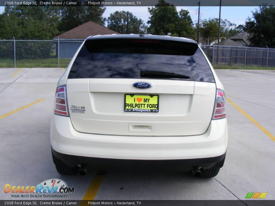 2008 Ford Edge SE Creme Brulee / Camel Photo #4