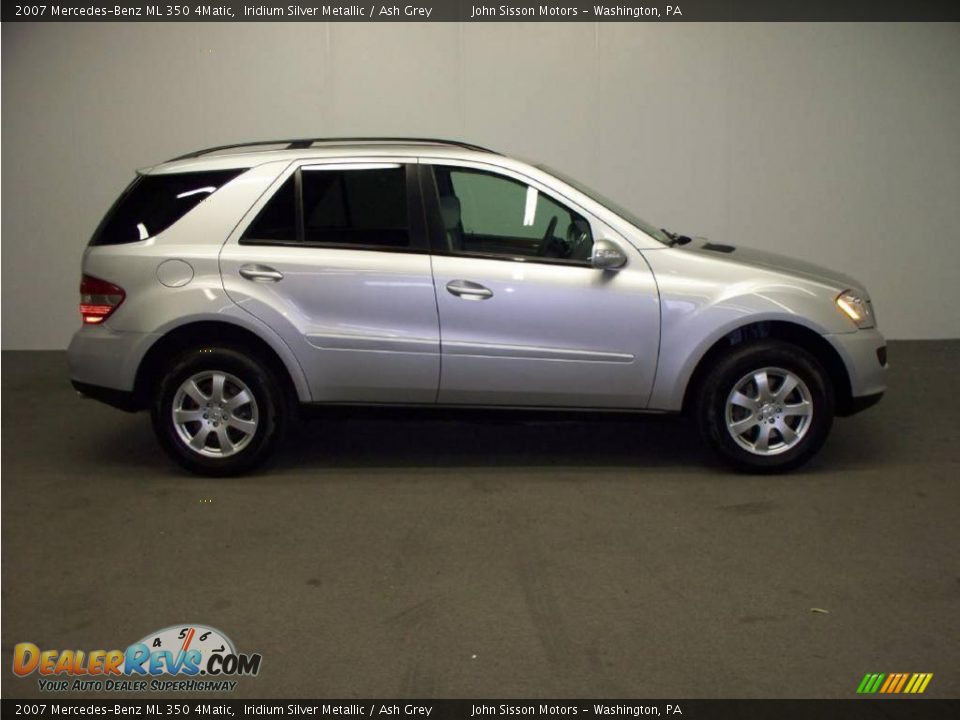 2007 Mercedes-Benz ML 350 4Matic Iridium Silver Metallic / Ash Grey Photo #5