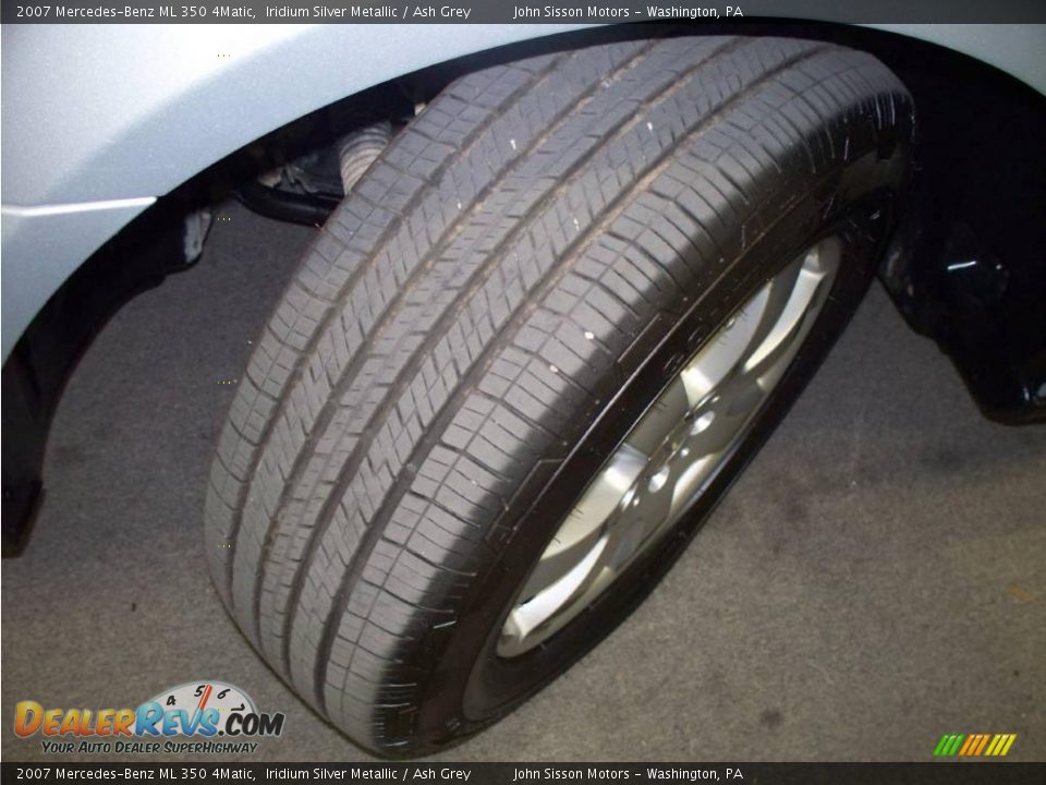 2007 Mercedes-Benz ML 350 4Matic Iridium Silver Metallic / Ash Grey Photo #11