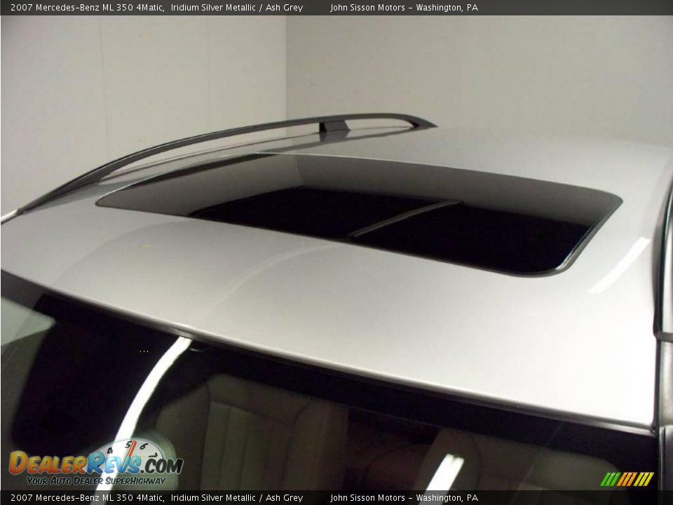 2007 Mercedes-Benz ML 350 4Matic Iridium Silver Metallic / Ash Grey Photo #19