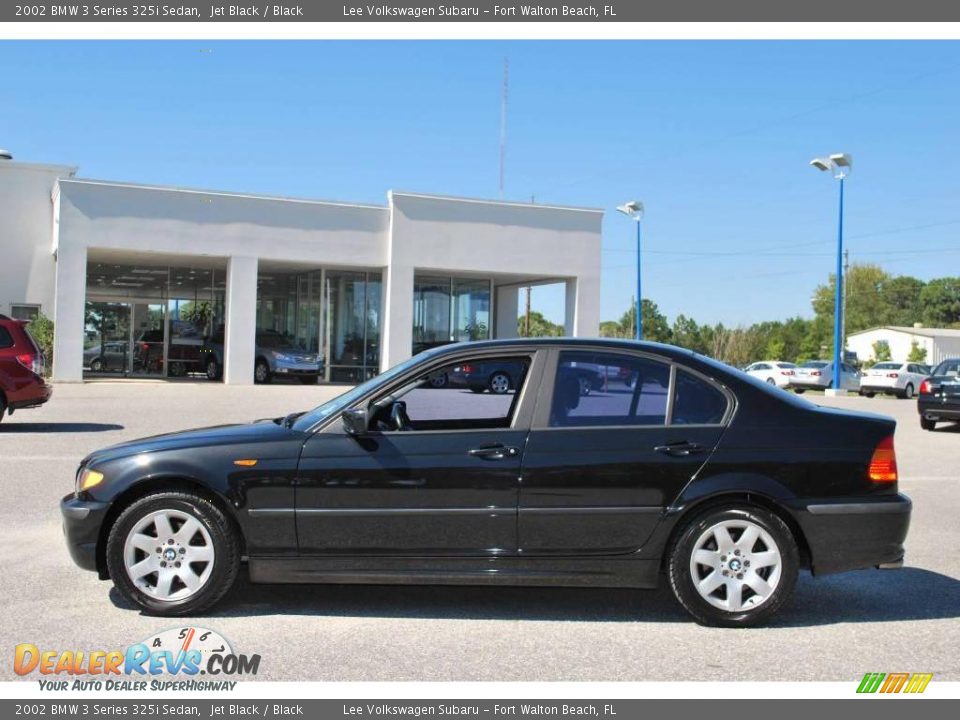 2002 BMW 3 Series 325i Sedan Jet Black / Black Photo #2