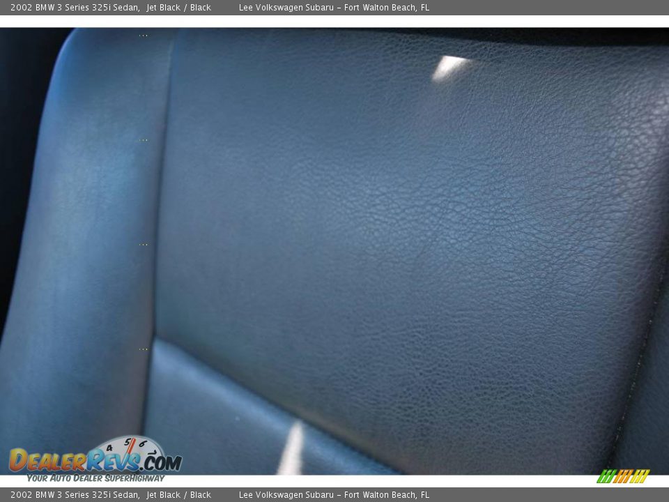 2002 BMW 3 Series 325i Sedan Jet Black / Black Photo #14
