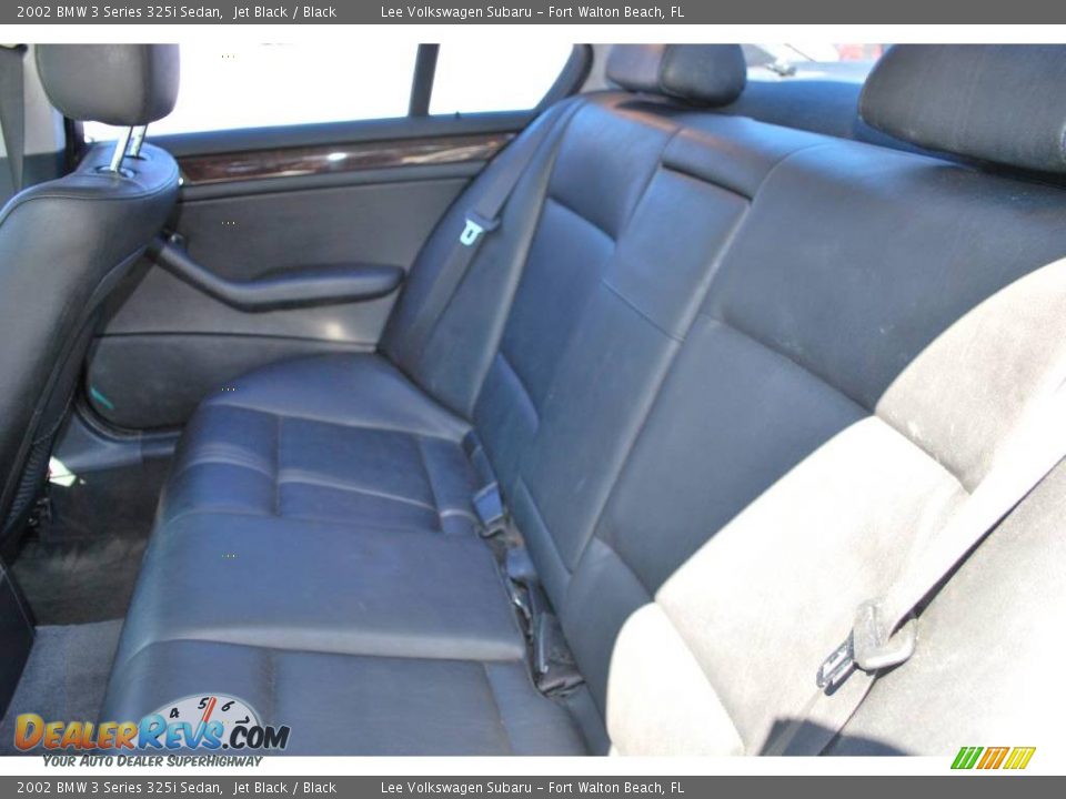2002 BMW 3 Series 325i Sedan Jet Black / Black Photo #22