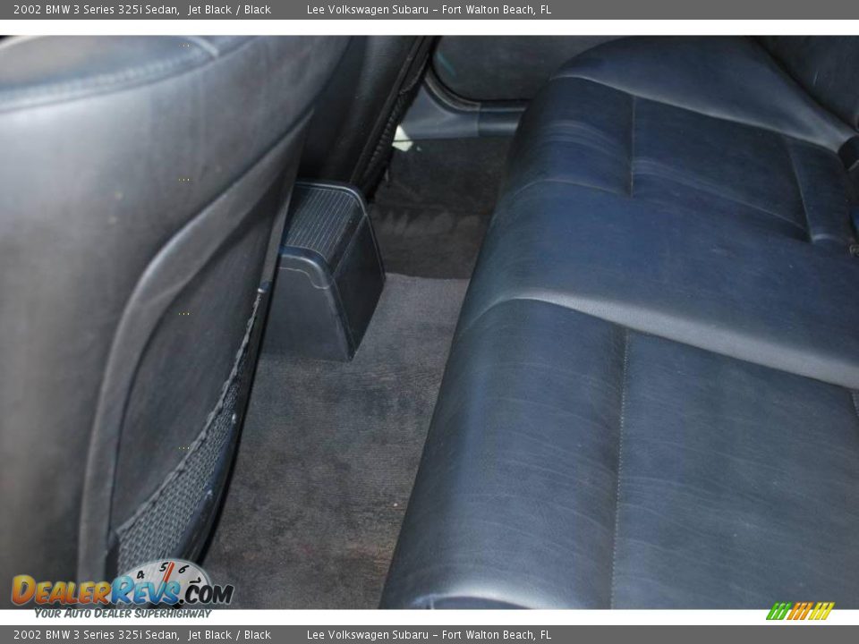 2002 BMW 3 Series 325i Sedan Jet Black / Black Photo #23