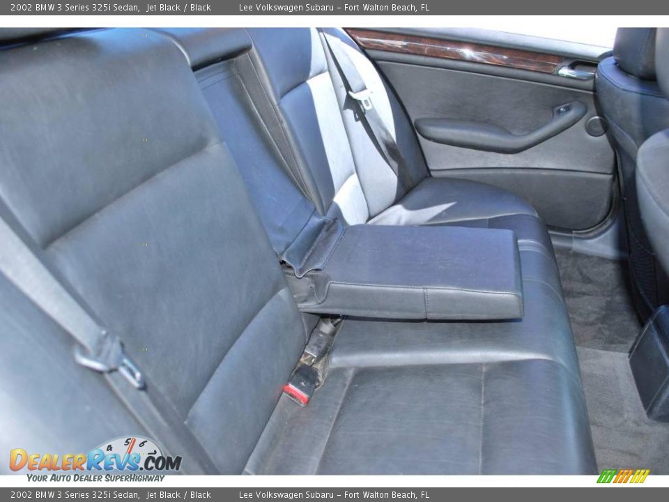 2002 BMW 3 Series 325i Sedan Jet Black / Black Photo #26