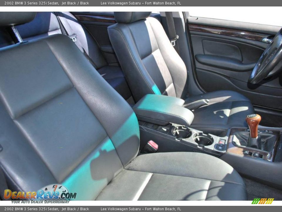 2002 BMW 3 Series 325i Sedan Jet Black / Black Photo #27
