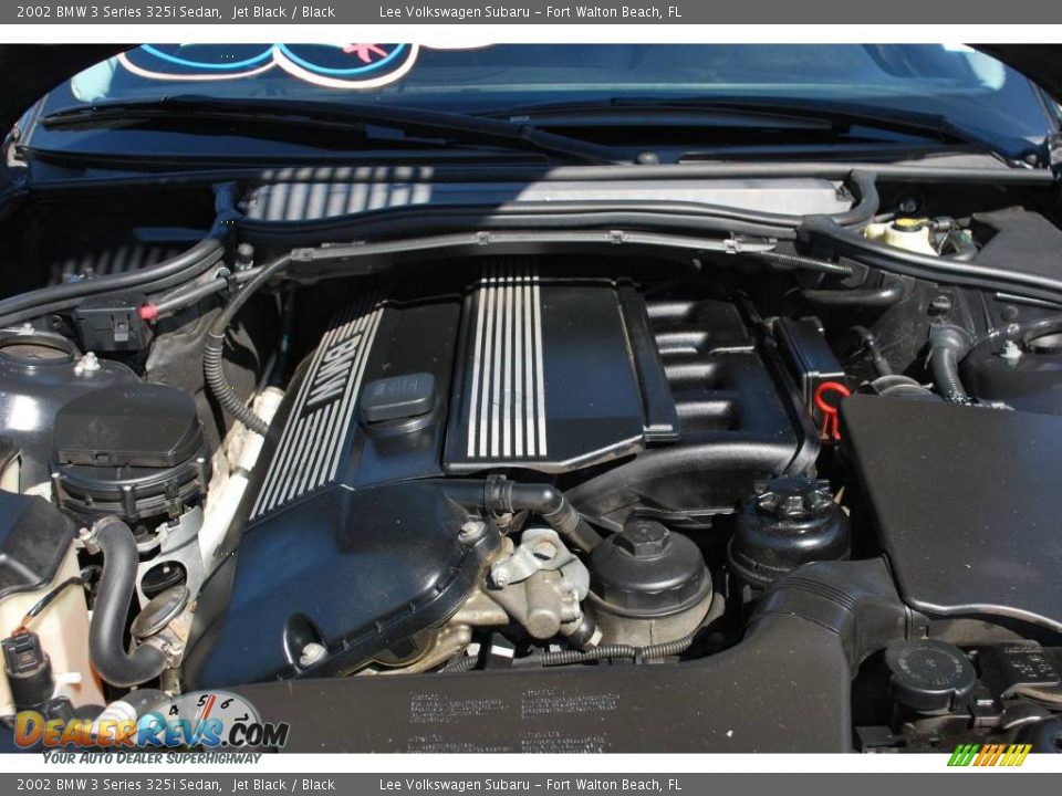 2002 BMW 3 Series 325i Sedan Jet Black / Black Photo #29