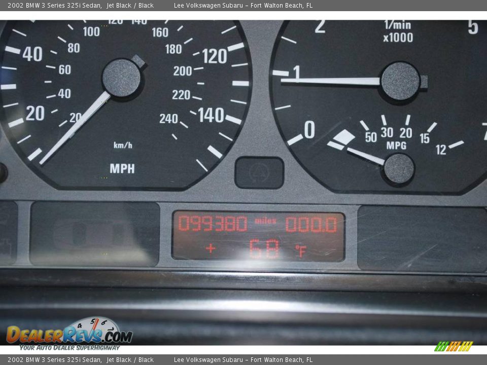 2002 BMW 3 Series 325i Sedan Jet Black / Black Photo #30