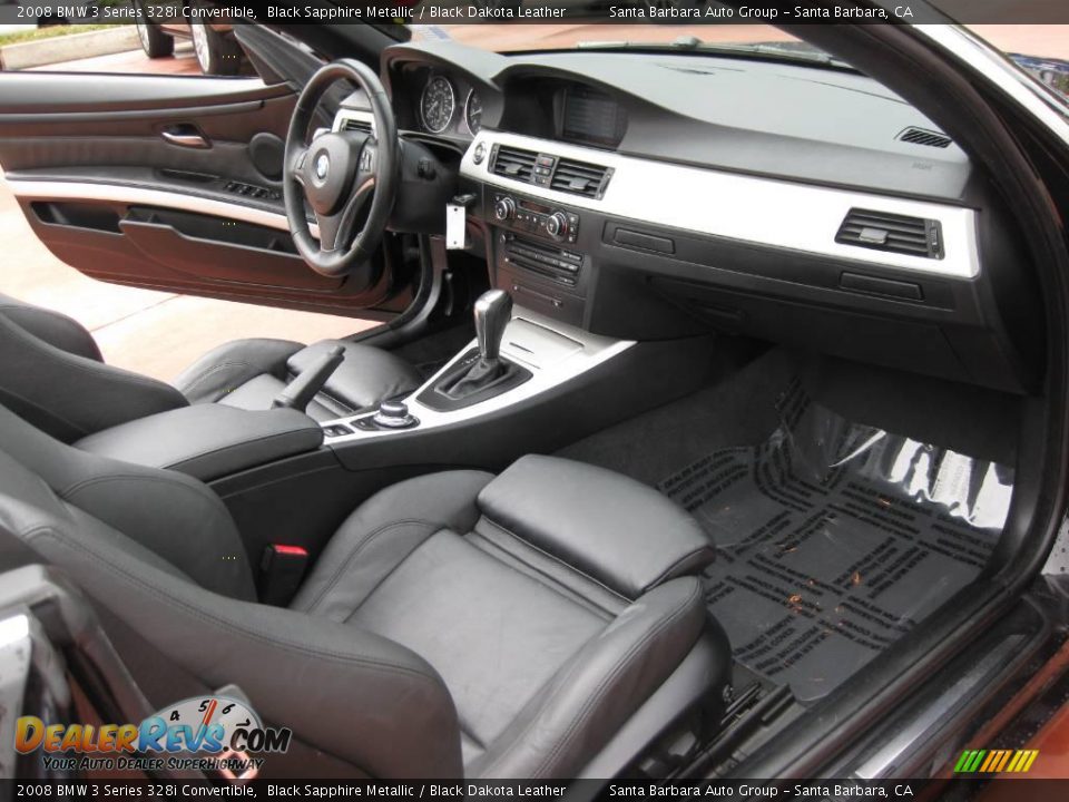 2008 BMW 3 Series 328i Convertible Black Sapphire Metallic / Black Dakota Leather Photo #19