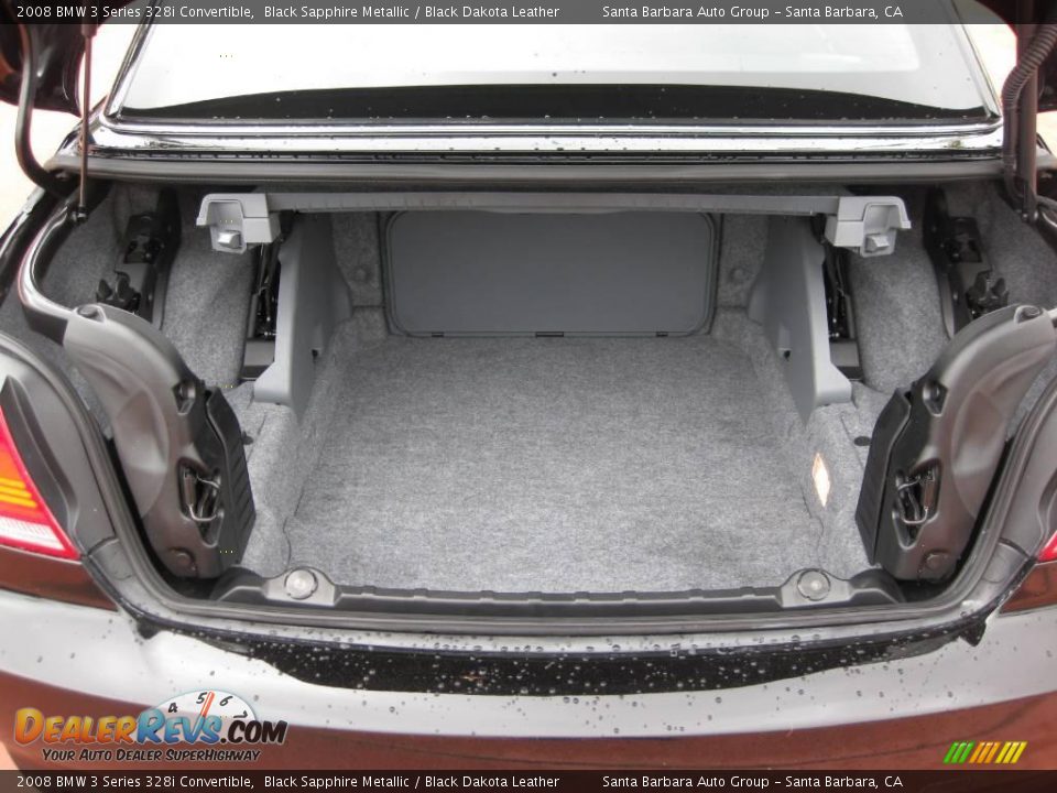 2008 BMW 3 Series 328i Convertible Black Sapphire Metallic / Black Dakota Leather Photo #26