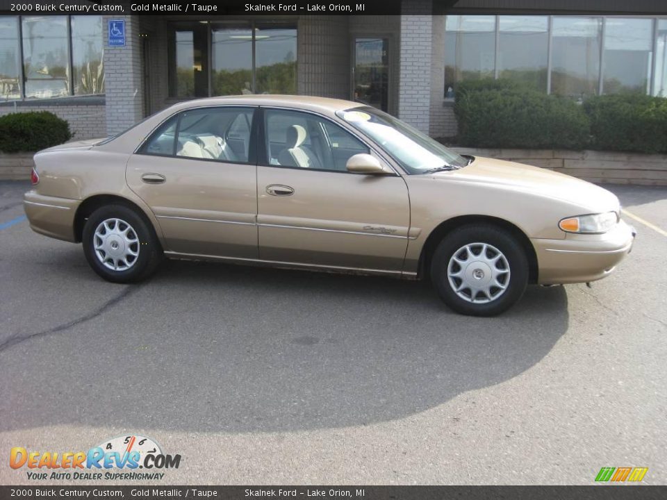 2000 Buick Century Custom Gold Metallic / Taupe Photo #1
