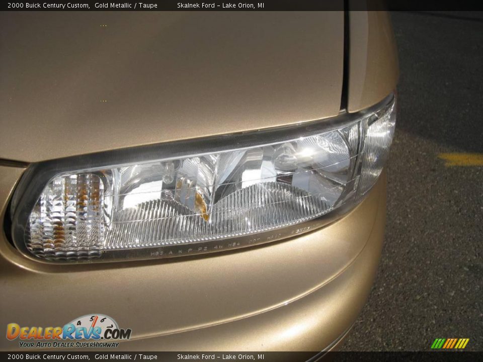 2000 Buick Century Custom Gold Metallic / Taupe Photo #16