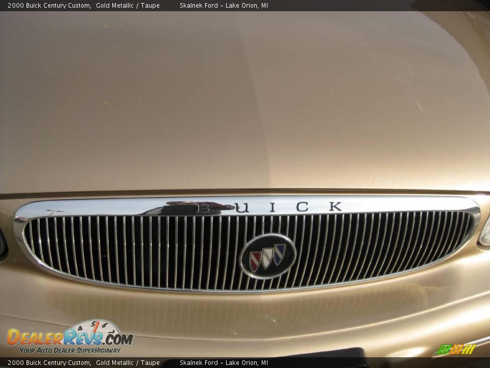 2000 Buick Century Custom Gold Metallic / Taupe Photo #17