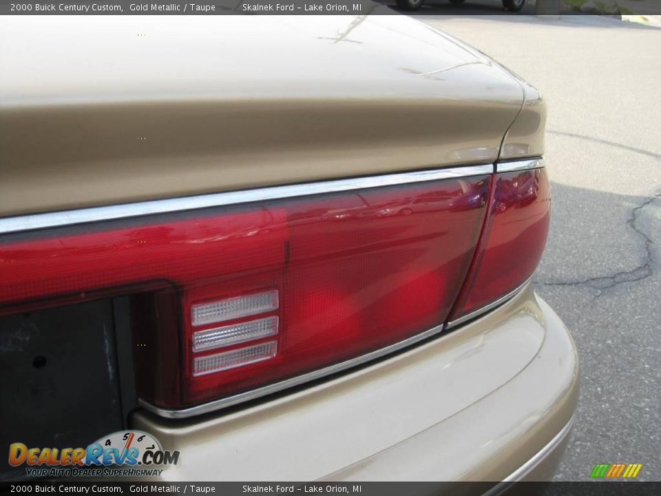 2000 Buick Century Custom Gold Metallic / Taupe Photo #20