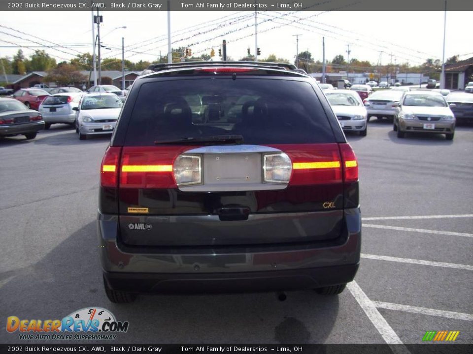 2002 Buick Rendezvous CXL AWD Black / Dark Gray Photo #5