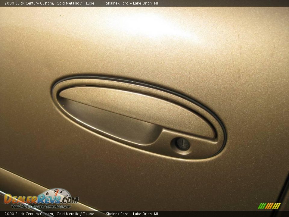 2000 Buick Century Custom Gold Metallic / Taupe Photo #21