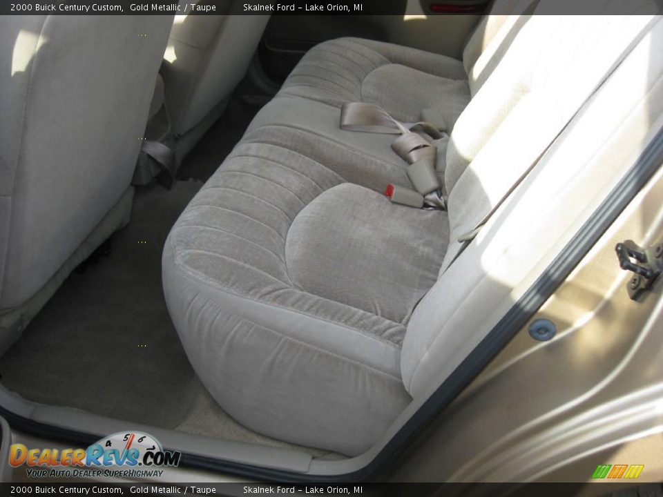 2000 Buick Century Custom Gold Metallic / Taupe Photo #23