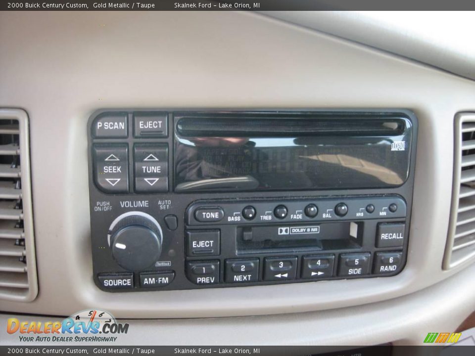 2000 Buick Century Custom Gold Metallic / Taupe Photo #28