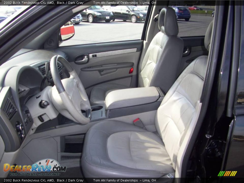 2002 Buick Rendezvous CXL AWD Black / Dark Gray Photo #14