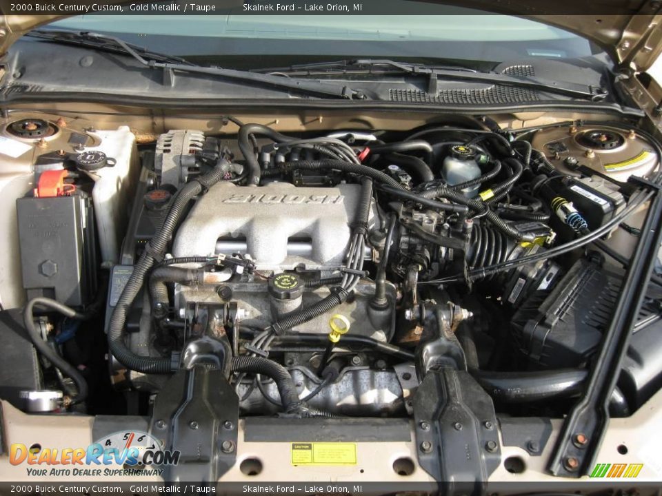 2000 Buick Century Custom Gold Metallic / Taupe Photo #31