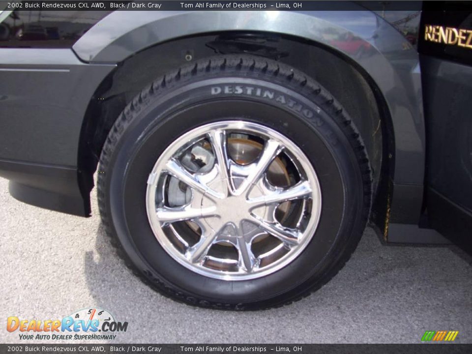 2002 Buick Rendezvous CXL AWD Black / Dark Gray Photo #20