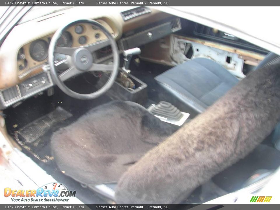 1977 Chevrolet Camaro Coupe Primer / Black Photo #6
