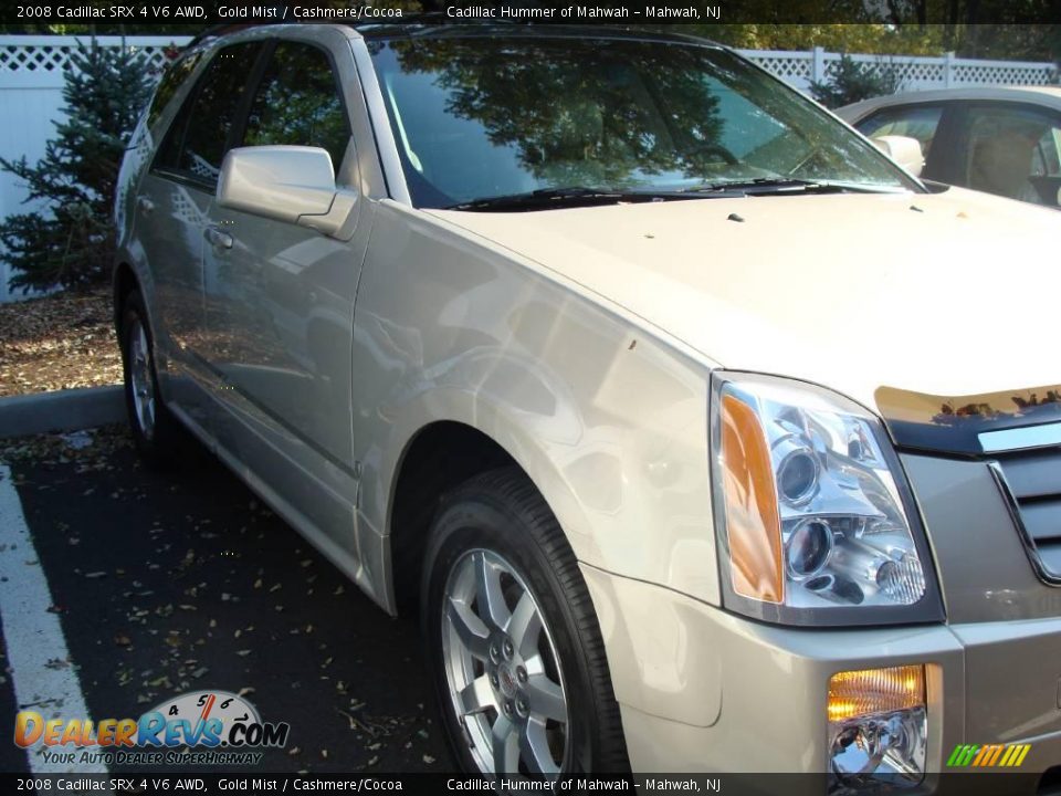 2008 Cadillac SRX 4 V6 AWD Gold Mist / Cashmere/Cocoa Photo #3
