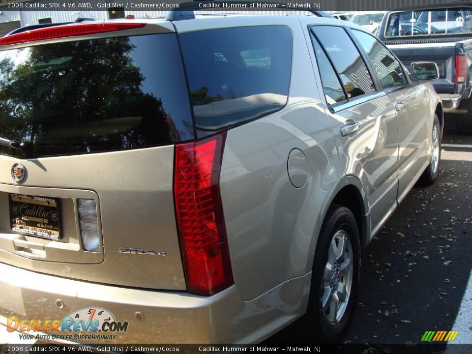 2008 Cadillac SRX 4 V6 AWD Gold Mist / Cashmere/Cocoa Photo #4