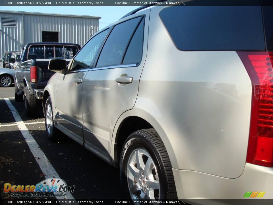 2008 Cadillac SRX 4 V6 AWD Gold Mist / Cashmere/Cocoa Photo #8